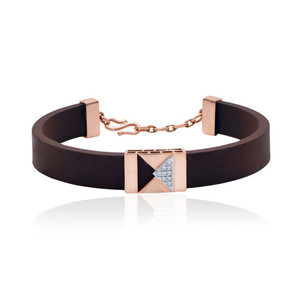 Pulsera de oro rosa de 14 quilates para hombre, 5.590g, tamaño regular, brazaletes de oro auténtico para caballeros, pulsera de lujo para hombre, joyería fina para la muñeca. - Product Image 1