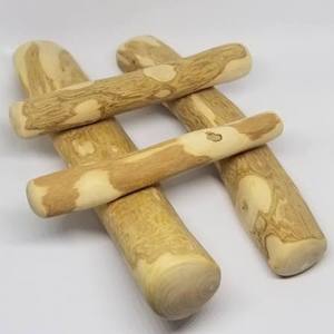 EXPAD Natural Wood Eco-Friendly Chew Toys for Dogs Durable <b>Bite</b> Resistant Teether Sticks Original Flavor Teeth Cleaning - Product Image 2
