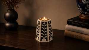 Luxury Hand work Natural Bone and Resin Inlay <b>Incense</b> Burner with Brass Cup Arabic Oud <b>Box</b> for Middle East Market Decorative - Product Image 2