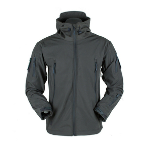 New Custom Made Winter Fashion Soft Shell Windbreaker Windproof <b>Waterproof</b> Zipper <b>Warm</b> Thick Softshell <b>Jacket</b> Men - Product Image 6