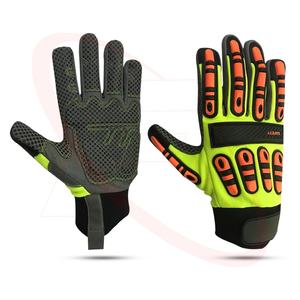 Gants en cuir personnalisés best-seller Gants de mécanicien de protection contre les chocs pour l'extérieur vente en gros du Pakistan - Product Image 4