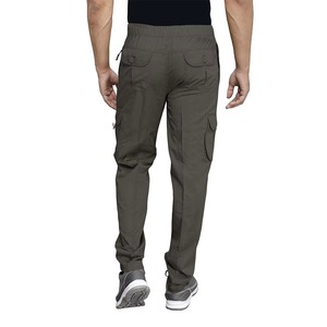 Pantalon cargo pour homme, design de poches fonctionnelles, tissu doux et résistant pour une performance quotidienne, fournisseur de vêtements en vrac. - Product Image 2