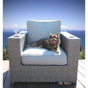 Sedia da Giardino Completamente Assemblata con Cuscini Confortevoli per il Tuo Patio - Product Image 5