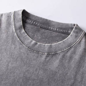 Camiseta de Estilo Clásico con Lavado Ácido para Hombre, Tela de Algodón Suave, Corte Relajado, Estilo Casual y Urbano - Product Image 3