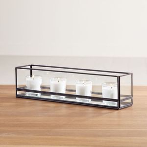 Home Decor Customised <b>Black</b> Table Top Outdoor Indoor Glass Candle Holder Farmhouse Floor & Event Decor <b>Lanterns</b> - Product Image 4