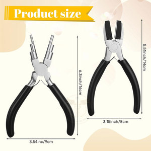 เครื่องมือทำเครื่องประดับ Mudder 2 ชิ้น คีมทำห่วง 6 in 1 สีดำ - Product Image 3