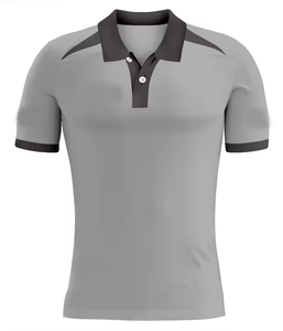 Chemises d'uniforme professionnelles personnalisées pour hommes, manches courtes, infroissables, avec poche, 180 grammes, 100 % coton tricoté, numériques, vente en gros - Product Image 3