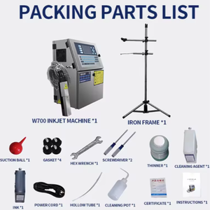 เครื่องพิมพ์อิงค์เจ็ทอุตสาหกรรม เครื่องพิมพ์ Cij หน้าจอสัมผัส 10.1 นิ้ว เครื่องพิมพ์วันที่หมดอายุสำหรับขวด/กระป๋อง/พลาสติก cij - Product Image 3