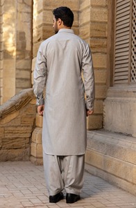 Elegante Shalwar Kameez Tradicional Indio de Algodón de Alta Calidad para Hombre |   Ropa para Fiestas y Eventos de Boda Sin Arrugas - Product Image 4