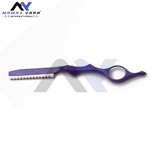 Rasoir droit en acier inoxydable personnalisé de haute qualité pour un rasage précis des cheveux et du visage et l'affinage des sourcils - Product Image 5