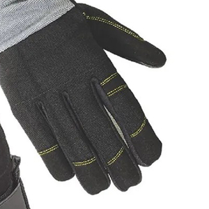 Gants de travail Vantrex pour hommes et femmes, paume en peau de porc, paume rembourrée, anti-abrasion, respirabilité en spandex, gants de sécurité pour écran tactile - Product Image 5