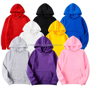 เสื้อฮู้ดดี้ใหม่ ผ้าฝ้าย 100% ระบายอากาศได้ดี แห้งเร็ว สินค้ามาใหม่ หลายขนาด สีพื้น - Product Image 6