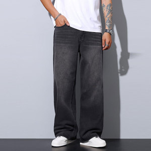 Wholesale Custom Casual Latest Design men's Pants Washed baggy Fit Denim <b>Jeans</b> for Men Fashionable Vintage <b>Jean</b> pant for Men - Product Image 5
