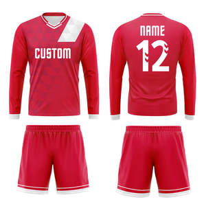 Uniformes de Fútbol Personalizables para Hombre, Camisetas de Fútbol con Logotipo, Manga Larga, Diseñadas para un Rendimiento a Largo Plazo - Product Image 1