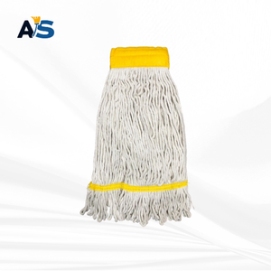 A&S Heavy Duty Semi Bleach Kentucky <b>Mop</b> Head Floor Cleaning Commercial Industrial Aluminum <b>Mops</b> Self-Wringer Reusable Durable - Product Image 5