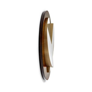 Newest Modern <b>Round</b> <b>Wall</b> <b>Mirror</b> With Wood Frame And Two-Side Glass Design Decorative - Product Image 2