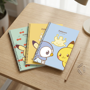 Cuaderno de Práctica Pokemoned, Juego de 3 Piezas, Personajes Lindos Kawaii, Material Escolar para Niños, Suministros Escolares Coreanos Sellados al Azar, Venta al por Mayor - Product Image 2