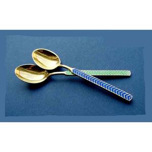 Stainless Steel Flatware <b>Set</b> with Unique Handle Design Modern Look High Quality <b>Cutlery</b> for Restaurant Wedding Home Hotel - Product Image 5