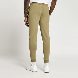 Pantalones Deportivos de Forro Polar para Hombre, Cálidos, Gruesos, Casuales, Térmicos, con Cintura Elástica, de Color Oscuro, a la Moda, Lisos, de Algodón Teñido - Product Image 4