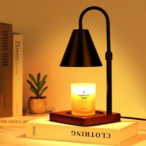 Modern Dimmable Candle Warmer Lamp with <b>Timer</b> for Men/Women Birthday & Valentine's Day Gifts Black Color - Product Image 1