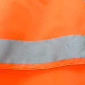 Chaqueta de Trabajo de Algodón para Hombre, Reflectante de Alta Visibilidad, Color Rojo, para Minería y Construcción, OEM ODM - Product Image 4