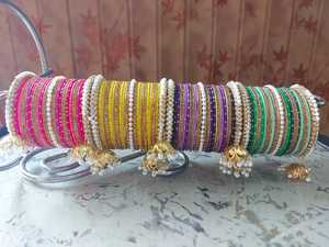 New Style Fashion <b>Bangles</b> Women Stylish Trendy Stackable Silver Plated Eco-Friendly Ladies Wrist Accessories Daily Wear Jewelry - Product Image 3