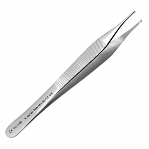 Pinzas Adson de Grado Médico, Pinzas Quirúrgicas de Acero Inoxidable, Pinzas Reutilizables para Tejidos - Product Image 2