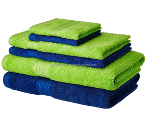 Toallas de Baño de Algodón de 6 Piezas con Logotipo Personalizado – 500 GSM Absorbentes y Transpirables – Proveedor Mayorista - Product Image 1