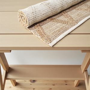 Handmade Natural Jute Abstract Area Rug Handwoven Eco-Friendly Non-Slip Pet Friendly Durable Floor <b>Carpet</b> for Living Room - Product Image 5