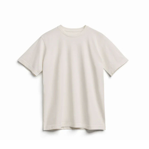 เสื้อยืดแขนสั้นทรงปกติ ผ้าคอตตอนหวี 240GSM เส้นด้ายคู่หนาพิเศษ คอทรงกลม ไหล่ตก สไตล์วินเทจ สำหรับผู้ชาย เป็นมิตรต่อสิ่งแวดล้อม - Product Image 1