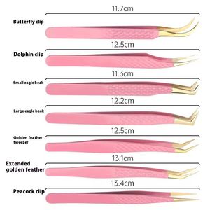 Pinzas Profesionales para Pestañas, Herramienta de Salón de Belleza, Acero Inoxidable, Precisión, Agarre Ergonómico Personalizable, Resistentes, Premium - Product Image 5