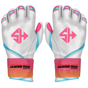 Cabretta Leather Anti-slip Baseball Batting <b>Gloves</b> <b>Moisture</b> Wicking & Superior Grip Softball Batting <b>Glove</b> Made By Sewing Hub - Product Image 1