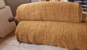 High Quality Rectangle Nature Theme Decorative COIR GEOTEX Traditional Design Multi-Functional Indoor Use Machine Made Jucor - Product Image 2