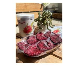 High Grade Dragon Fruit Chips Direct From Vietnam Supplier - Crispy Dragon Fruit Chips For Snack Manufacturing - Product Image 1