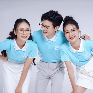 Conjunto de Uniforme Unisex de Poliéster Tejido para Cafetería, Restaurante y Panadería, Camiseta Polo y Delantal Personalizables, Ropa de Trabajo para Personal - Product Image 5