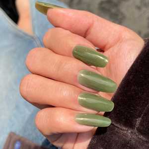 สติ๊กเกอร์ติดเล็บเจลกึ่งสำเร็จรูป คุณภาพระดับซาลอน แท้ 100% จากเกาหลี สีพื้น ไม่ผสมส่วนผสมจากสัตว์ ปราศจากการทดลองกับสัตว์ ปลอดสารพิษ - Product Image 4