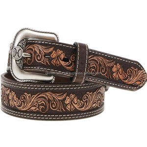 Custom Design Hand Carving & <b>Engraving</b> Natural Cowhide Men's Fashion Western Leather <b>Tooling</b> Belt All Sizes Bulk Order Accepted - Product Image 6
