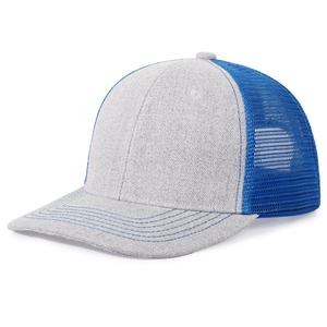 Gorra Trucker Personalizada al por Mayor de 6 Paneles, 100% Algodón, Malla Transpirable, Impermeable, con Parche, Cierre a Presión, para Exteriores - Product Image 4