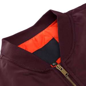 Chaqueta Bomber de Invierno Personalizada para Hombre, de Lona, Alta Calidad, Transpirable, Resistente al Viento, con Logotipo Frontal, Venta al Por Mayor - Product Image 4