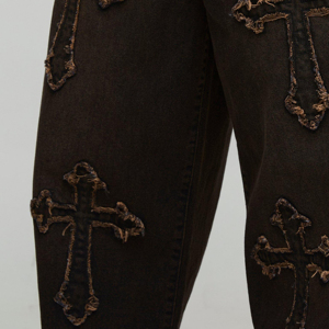 Pantalon en jean droit pour homme, style tendance, nouvelle collection hiver, décontracté, respirant, séchage rapide, léger, haute qualité - Product Image 5