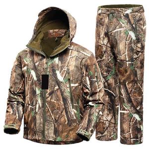 Chaqueta <span class=keywords><strong>de</strong></span> Forro Polar para <span class=keywords><strong>Hombre</strong></span>, para <span class=keywords><strong>Caza</strong></span>, <span class=keywords><strong>Ropa</strong></span> <span class=keywords><strong>de</strong></span> Invierno con Tejido <span class=keywords><strong>de</strong></span> Punto - Product Image 4