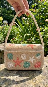 Sac à main décontracté personnalisable en perles de verre colorées, fait main en Inde, Uttar Pradesh, par MS Handicraft - Product Image 2