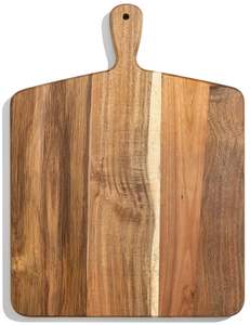Envío Gratuito en EE. UU. Tabla de Cortar Grande de Madera de Acacia con Asa, Bandeja de Servir Gruesa de Madera - Product Image 2