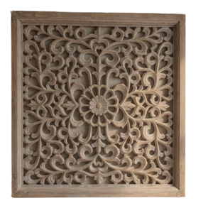Square MDF Wall Decal Handcrafted Traditional Design <b>Decorative</b> Wall Hanging Artistic Home Interior Accent Diwali Birthday - Product Image 2