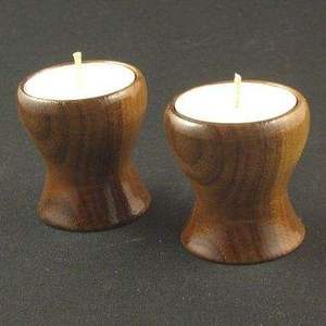 Elegante Portavelas de Madera Hecho a Mano, Ecológico, para el Hogar, Hotel, Restaurante, Boda, Navidad, Fiesta, Decoración Rústica - Product Image 2