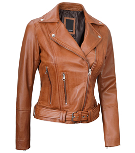 Chaquetas de cuero de moda para mujer, cómodas para uso diario, chaquetas de cuero para mujer de corte ajustado, diseño moderno, chaquetas de cuero para mujer. - Product Image 4