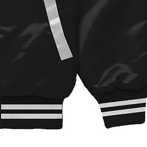 Wholesale <b>Men</b> Satin Varsity <b>Jacket</b> Fashion College Baseball <b>Jacket</b> Custom <b>Lightweight</b> Outerwear - Product Image 5