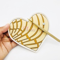 Dernière conception : Plateau pour extensions de cils en verre acrylique, motifs Cœur, Carré, Fleur, écologique, imperméable, durable, portable, outil long pour cils