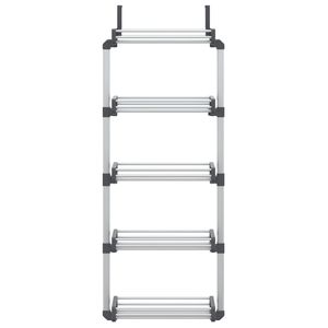 Organizer per porte in alluminio con 5 ripiani 20.5 porta porta \ "x7.9 \" x53.1 \" - Product Image 3