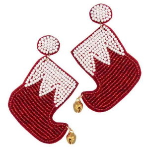 Pendientes de Moda con Cuentas y Bordado de Árbol Verde Hechos a Mano, Hermoso Diseño de Bordado, Regalo para Mujeres y Niñas por MD HANDICRAFTS - Product Image 1